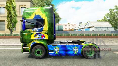 Brasil-skin für den Scania truck für Euro Truck Simulator 2