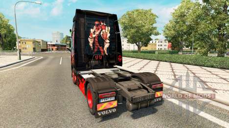 DeadPool skin für Volvo-LKW für Euro Truck Simulator 2