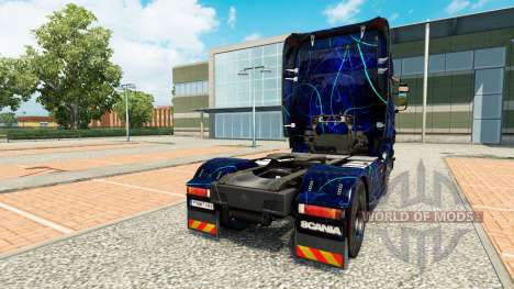 Haut Blauer Rauch auf Zugmaschine Scania für Euro Truck Simulator 2