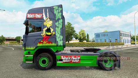 Asterix-skin für den Scania truck für Euro Truck Simulator 2