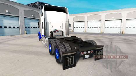 Haut Blue Spike auf den truck Kenworth W900 für American Truck Simulator
