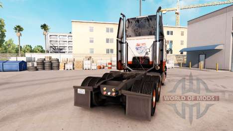 Haut USF auf LKW Freightliner FLB für American Truck Simulator