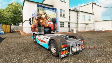 La peau Voitures v2.0 camion DAF pour Euro Truck Simulator 2