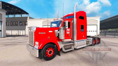 La peau Transco Lignes dans des camions Peterbil pour American Truck Simulator