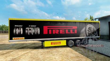 Pirelli peau pour la remorque pour Euro Truck Simulator 2