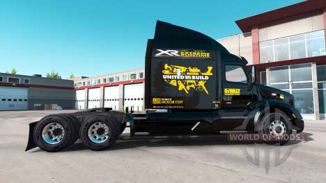 DeWalt-skin für den truck Peterbilt für American Truck Simulator