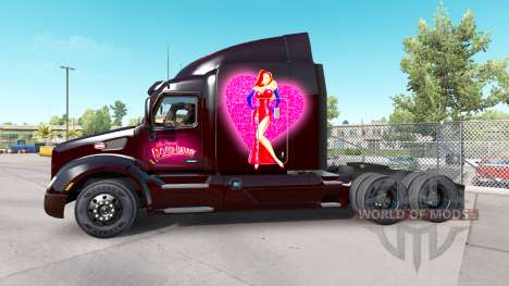 La peau de Roger Rabbit Jessica sur le Peterbilt pour American Truck Simulator