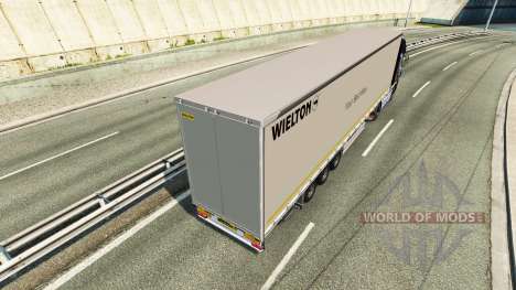 Vorhang Auflieger-Wielton für Euro Truck Simulator 2