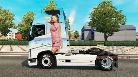 Miranda Kerr peau pour Volvo camion pour Euro Truck Simulator 2