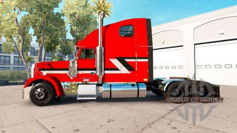 Haut-Metallic auf dem LKW Freightliner Classic X für American Truck Simulator