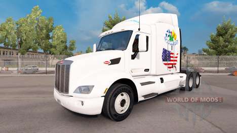 Schottland American skin für den truck Peterbilt für American Truck Simulator