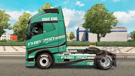 Road King skin für Volvo-LKW für Euro Truck Simulator 2