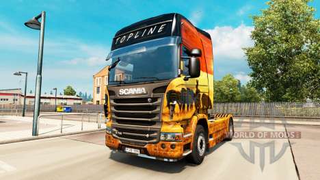 Haut Safari für Scania-LKW für Euro Truck Simulator 2
