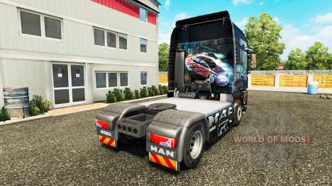 La peau need For Speed Carbon pour tracteur HOMM pour Euro Truck Simulator 2