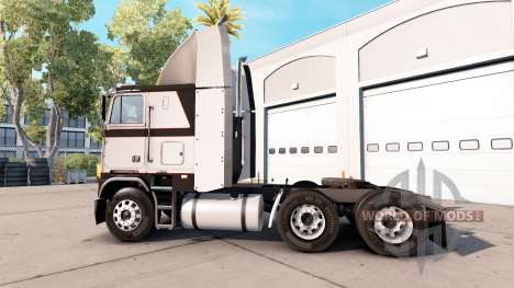 Haut Grau Metallic auf der Zugmaschine Freightli für American Truck Simulator