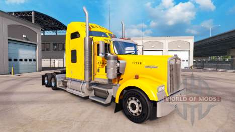 Haut Gelb, Inc. für Peterbilt und Kenworth truck für American Truck Simulator