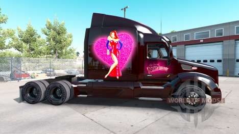 La peau de Roger Rabbit Jessica sur le Peterbilt pour American Truck Simulator