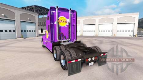 La peau des Los Angeles Lakers sur le tracteur K pour American Truck Simulator