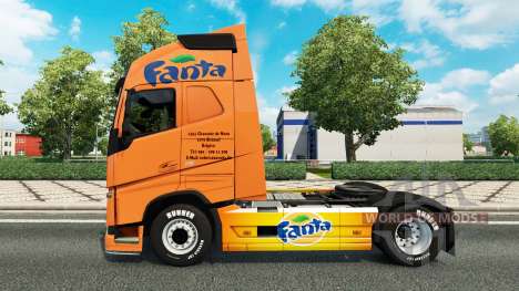 Fanta skin für Volvo-LKW für Euro Truck Simulator 2