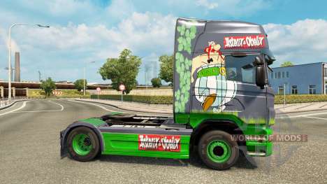 Asterix-skin für den Scania truck für Euro Truck Simulator 2