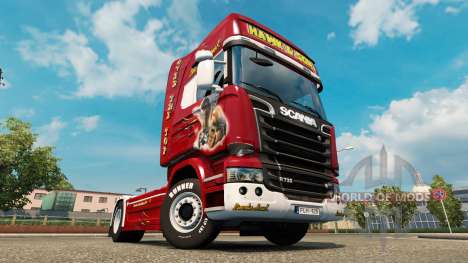 La peau Hawk Edition tracteur Scania pour Euro Truck Simulator 2