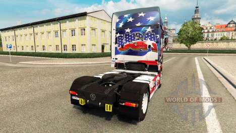 Haut USA auf Zugmaschine Scania R700 für Euro Truck Simulator 2