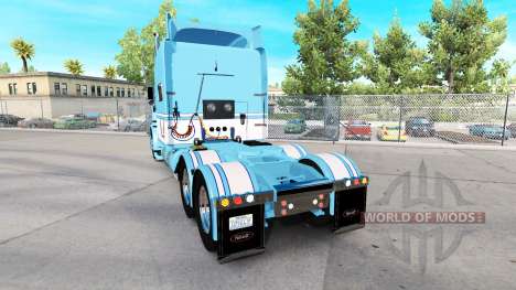 La peau de la Lumière Bleu-Blanc pour le camion  pour American Truck Simulator