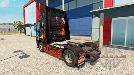Freddy Krueger skin für Volvo-LKW für Euro Truck Simulator 2