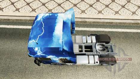 Das Blaue Meer Piraten skin für DAF-LKW für Euro Truck Simulator 2