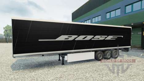 La peau Bose sur la remorque pour Euro Truck Simulator 2