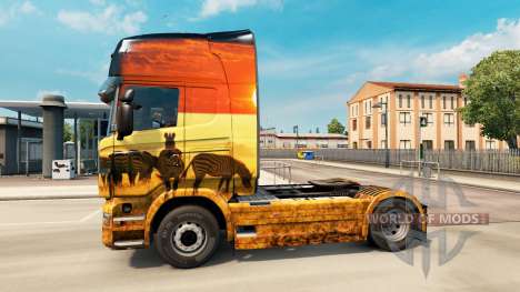 Haut Safari für Scania-LKW für Euro Truck Simulator 2