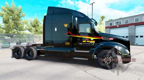 Jim Palmer-skin für den truck Peterbilt für American Truck Simulator