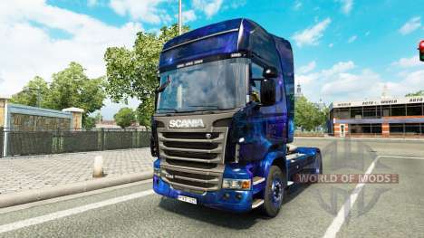 Coole Space-skin für die Scania LKW für Euro Truck Simulator 2