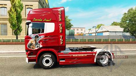 La peau Hawk Edition tracteur Scania pour Euro Truck Simulator 2