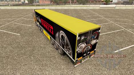 Pirelli Haut für den trailer für Euro Truck Simulator 2