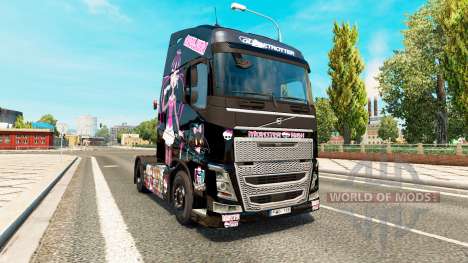 Monster High skin für Volvo-LKW für Euro Truck Simulator 2