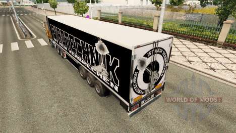 Haut Pyrotechnik auf den trailer für Euro Truck Simulator 2