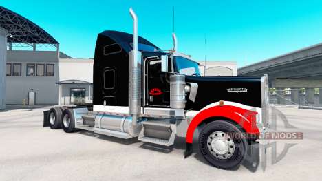La peau Netstoc Logistica sur le camion Kenworth pour American Truck Simulator