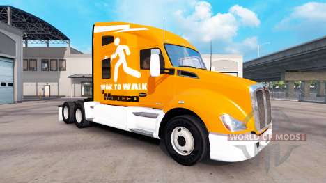 Haut Wok Zu Fuß auf einem Kenworth-Zugmaschine für American Truck Simulator