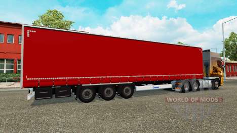 Remorque à rideaux Krone pour Euro Truck Simulator 2