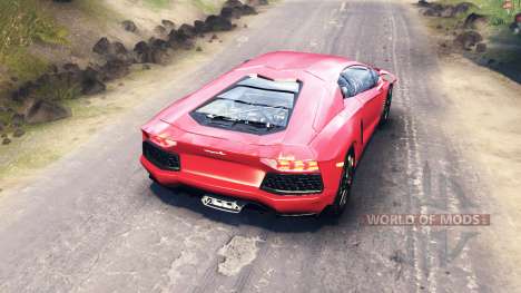 Lamborghini Aventador für Spin Tires