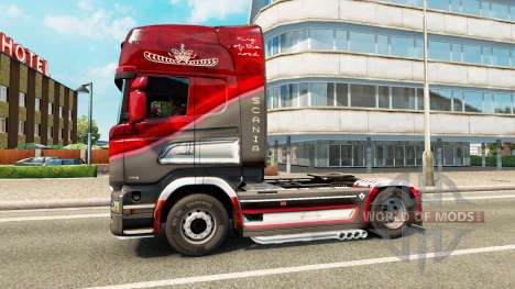 Haut King of the Road auf der Zugmaschine Scania für Euro Truck Simulator 2