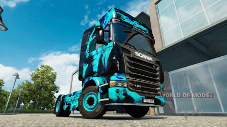 La peau de Fumée Verte pour Scania camion pour Euro Truck Simulator 2