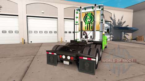 La peau Gold Edition tracteur Kenworth pour American Truck Simulator