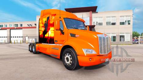 Cow-boy de la peau pour le camion Peterbilt pour American Truck Simulator