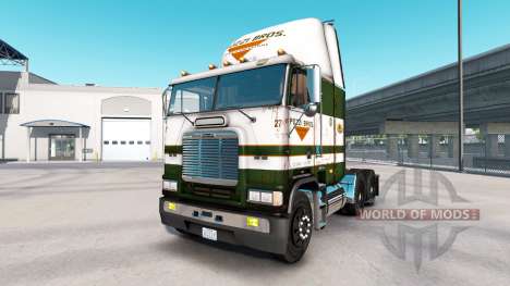 La peau POZZi pour camion Freightliner FLAG pour American Truck Simulator