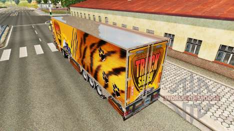 Peau de tigre pour le camion Scania R700 pour Euro Truck Simulator 2