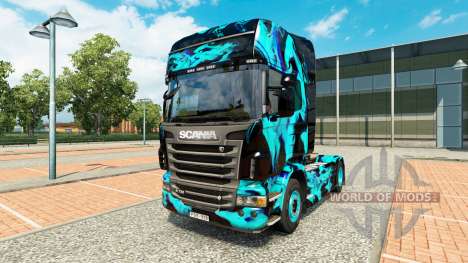 Skin Green Smoke für Scania-LKW für Euro Truck Simulator 2