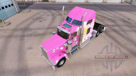 Sakura peau pour le Kenworth W900 tracteur pour American Truck Simulator