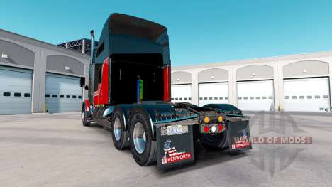 La peau Rayures v3.0 tracteur Kenworth T800 pour American Truck Simulator